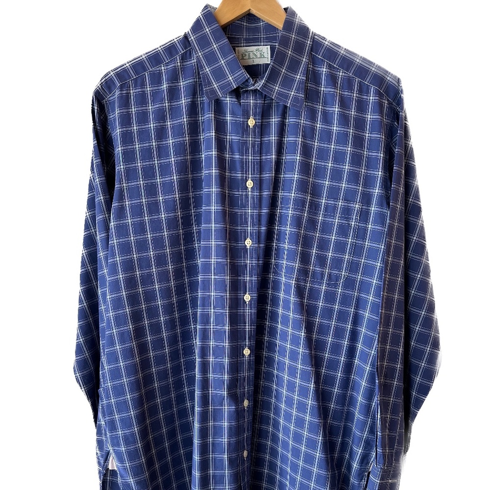 Luxury Men's Long Sleeve Shirt by Thomas Pink Shirtmaker, London. 💂🏼‍♂️